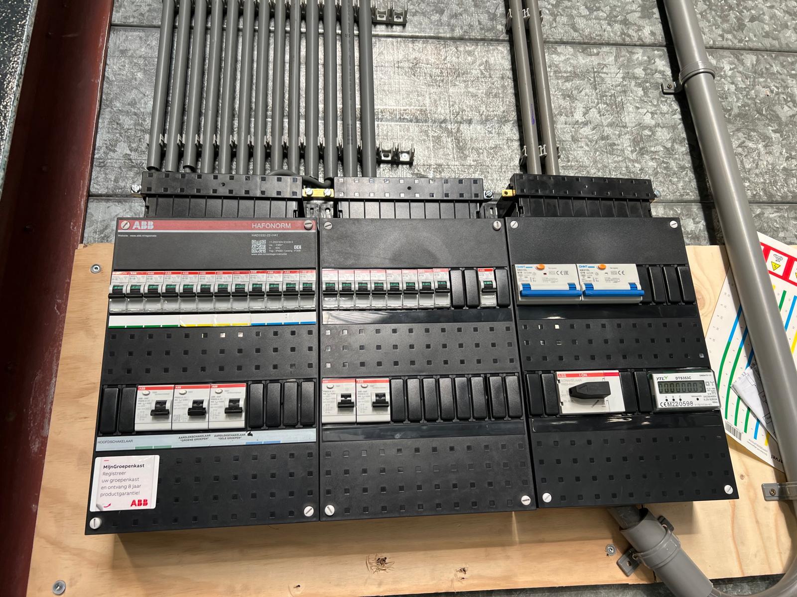 Groepenkast installatie