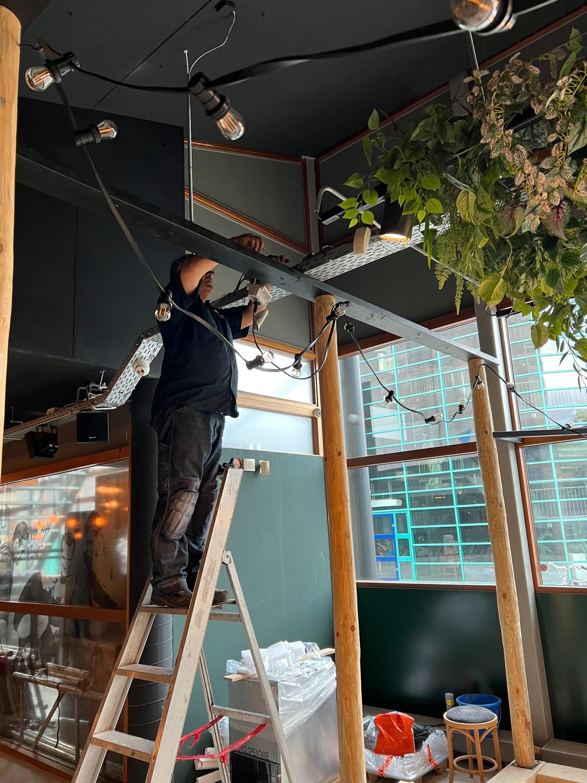 Verlichting installatie